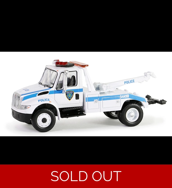 G.L. N.Y. Port Authority '19 International Durastar Tow Truck Diecast 1/64